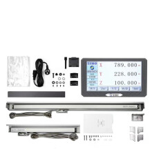 Präzisions - 3 - Achsen - Touchscreen - DRO - Anzeige mit 5 μm Linearencoder für Drehmaschinen, Schleifmaschinen und Fräsmaschinen