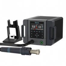 Quick 861 Pro 1300W Professionele Warmeluchtpistool met Brushless Motor en Spraakbesturing - Slim Desoldeerstation