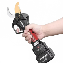 Ergonomische kabellose elektrische Gartenschere mit Sicherheitsschalter & scharfer Klinge für Weinberge & Obstgärten