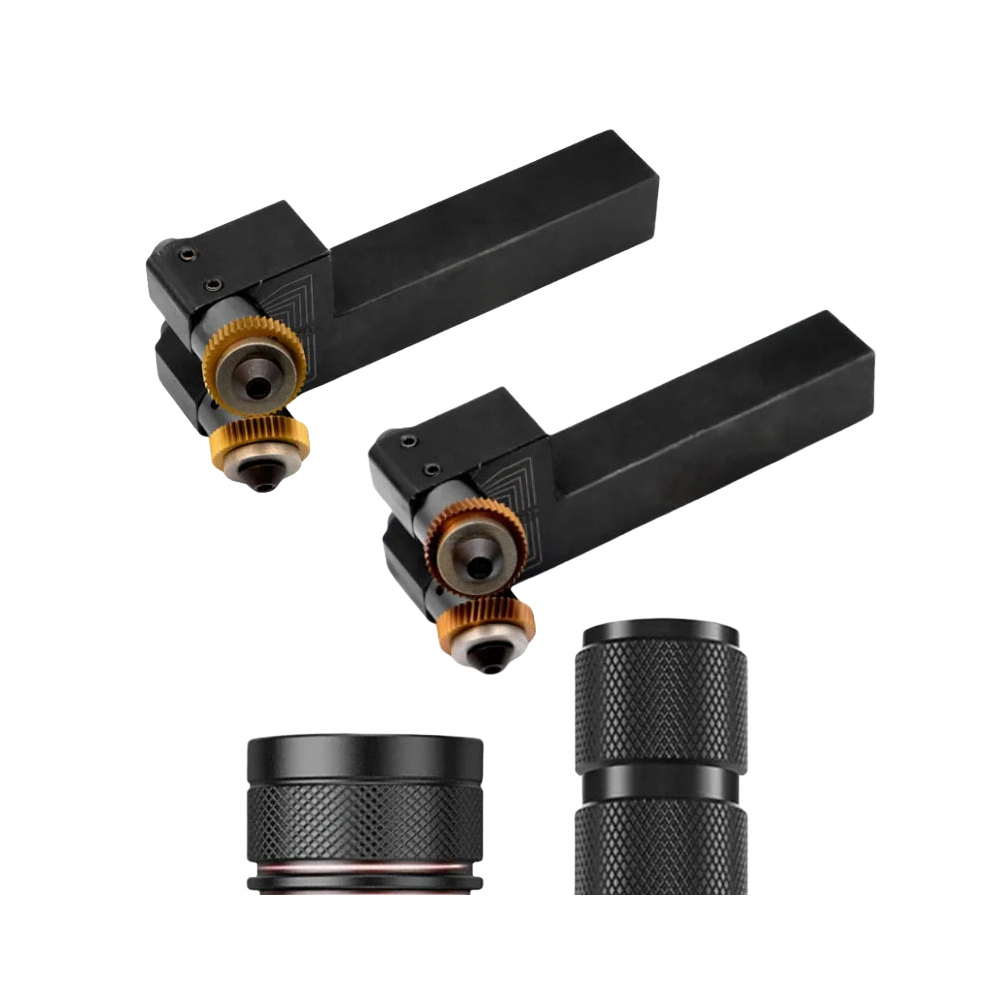 Precision Dual Wheel Knurling Tool - 20Mm For Cnc Lathe With 30 Diamond & 45 Square Patterns 726084995178