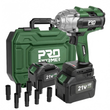 Prostormer 21V Cordless Impact Wrench, 800Nm Brushless Motor with 4500mAh Li-Ion Battery for Car Tires