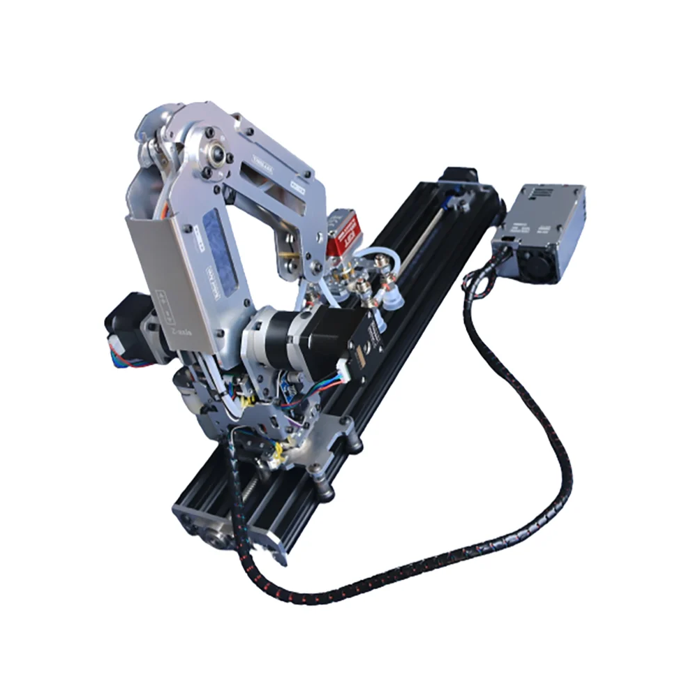 Advanced Multi-Axis Robotic Arm Kit With Suction Cup And Claw For Arduino 2560 - Industrial-Grade Stepping Metal Manipulator 7445041928990