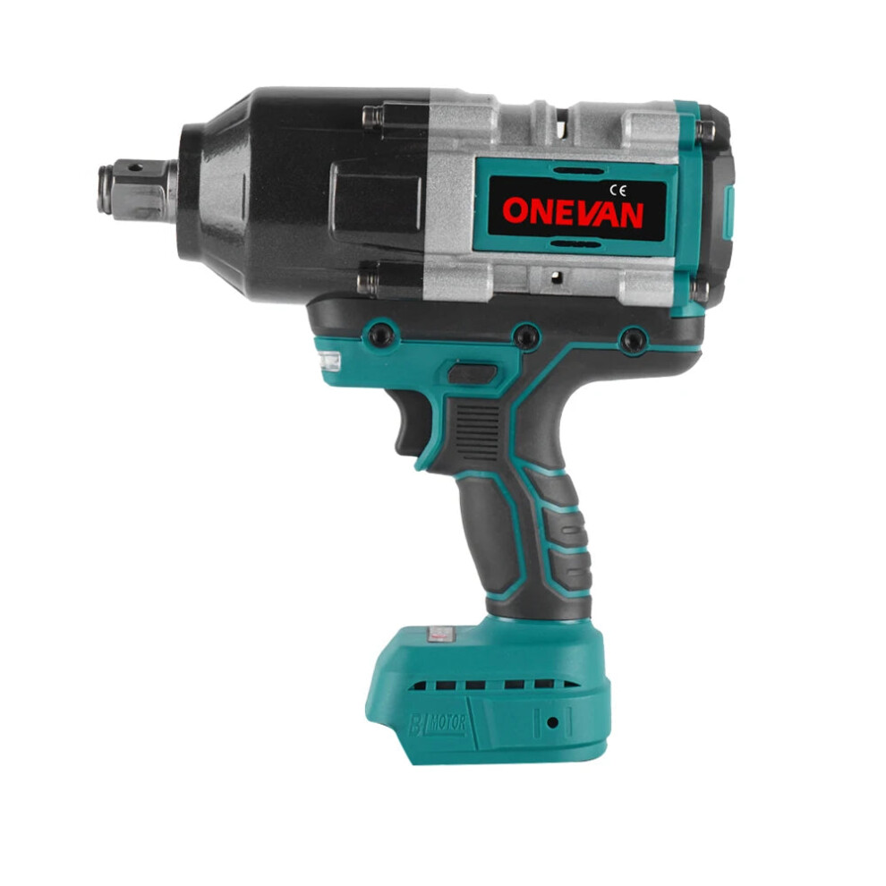 Onevan 3100Nm Brushless Cordless Impact Wrench - 3/4 Inch, 588Vf Battery Compatible With Makita 18V 313029067078