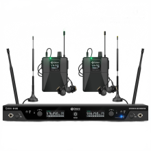 Debra Stereo ST 202 kabelloses In - Ear - Monitor - System - Professionell 560 - 590 MHz für Bühne, Tonstudio, Schlagzeuger und Instrumentennutzung