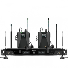 UHF Stereo Wireless In - Ear Monitor System mit Bluetooth 5. 0 - 80 m Reichweite für Bühnenkonzerte & Outdoor - Auftritte