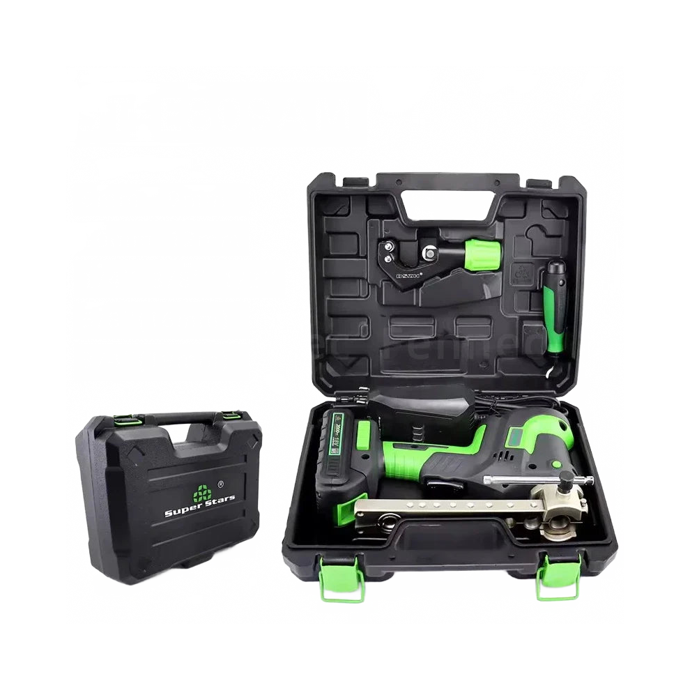 Electric Lithium Battery Expander With 9Mm Copper Tube, Horn Mouth, Metric & Imperial Charging Capabilities - Pipe Expander Model St E809am 7445045024087
