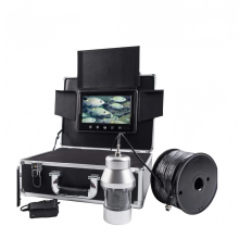 Syanspan 360 Rotierender Wi‑Fi - Fischfinder mit 36 LED - Unterwasserkamera & 9 HD - Monitor für Eisfischen & Meereserkennung