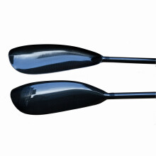 Q24Think Med Wing Carbon Kajak Peddel met 10 cm Verstelbare Ovale Steel en Gratis Draagtas
