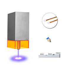 Nuof High-Power 450nm Blue Laser Module with Air Assist for DIY CNC Cutting and Engraving