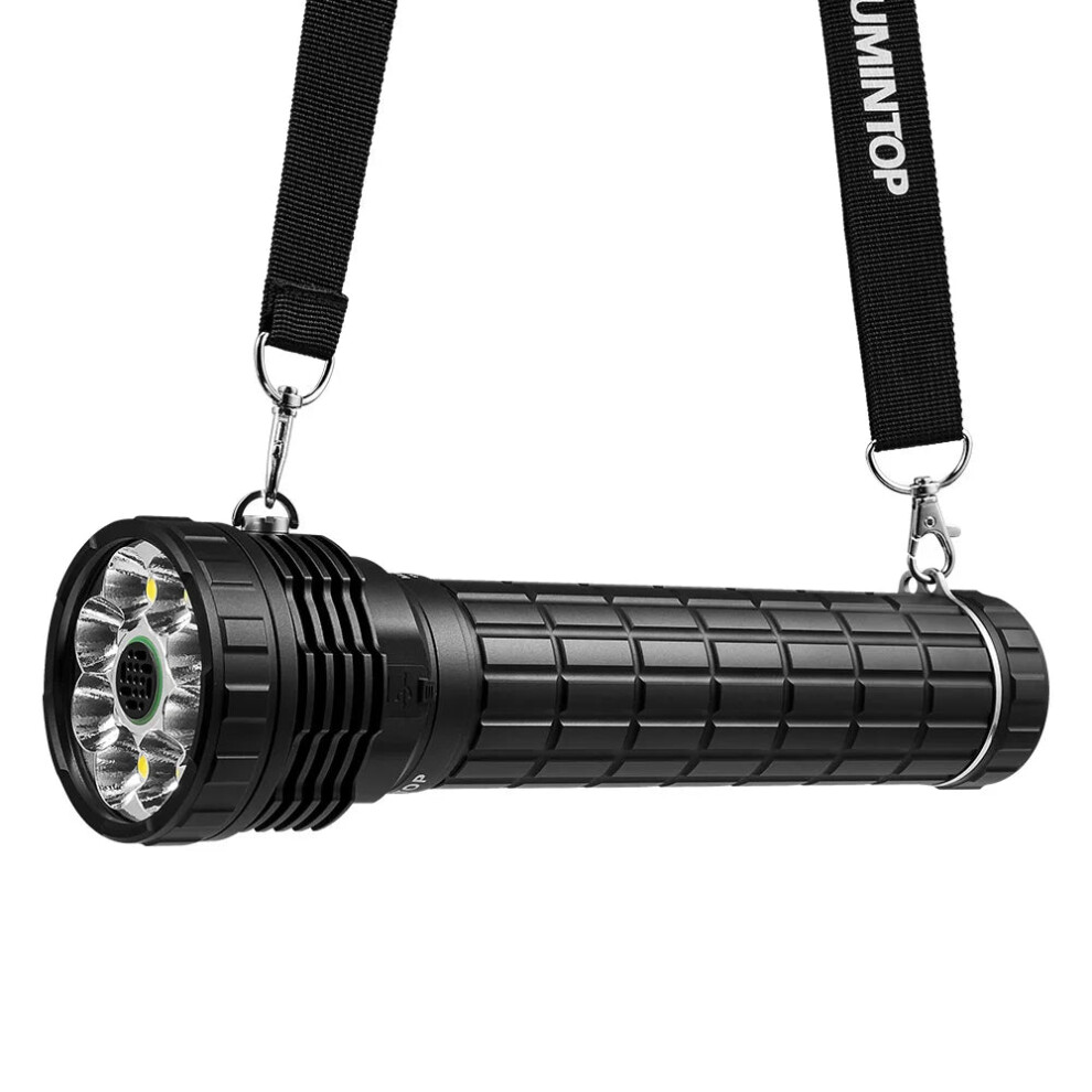 Lumintop Mach V3.0 Double 46950 Battery Flashlight - Turbo 50,000 Lumens, Powerful Outdoor Flashlight With Fan & Usb Type-C Charging 313055260269