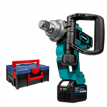 Kamolee 5000NM High Torque Brushless Impact Wrench - 1 Inch Wireless Charging Tool Compatible with Makita 18V/24V Battery