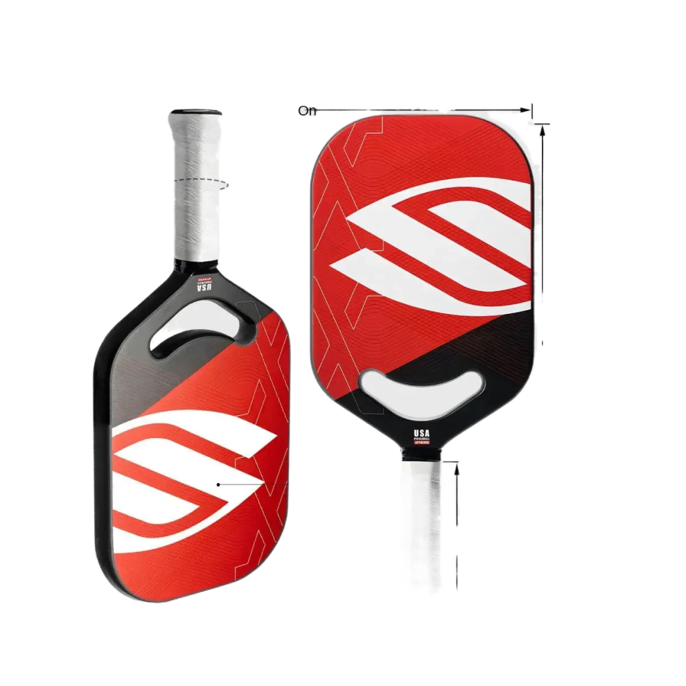 Premium 18K Pickleball Training Paddle With Ripple 3D Design - I For Adults, Featuring Pp Honeycomb Core 711181718706