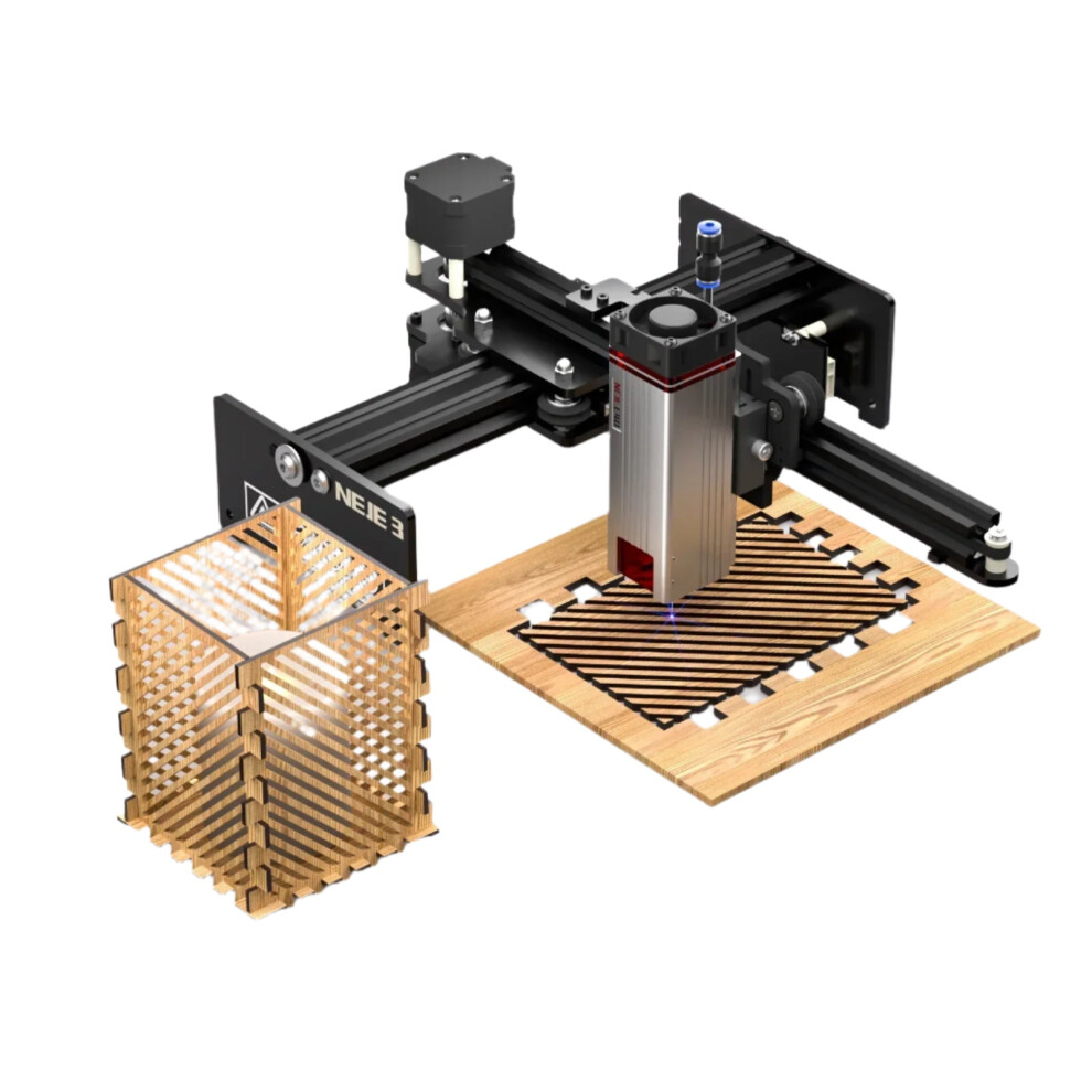 Neje 5 80W Cnc Laser Engraver - Metal & Wood Cutting Tool With Bluetooth App Control And E40 Laser Module 744110956450
