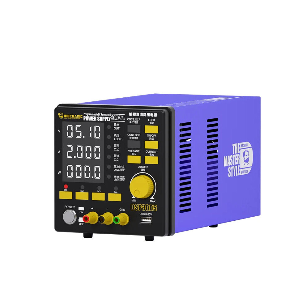 Ds30d5 30V 5A High Precision Dc Regulated Power Supply With Digital Display For Programming And Testing 705353383366