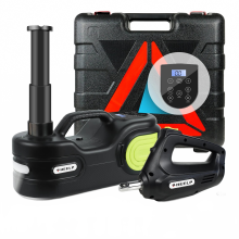 Fovow 5T 12 V Elektrisches Hydraulisches Wagenheber - Set mit Doppelzylinder - Luftpumpe, LCD - Touchscreen und Impact - Wwerkzeug