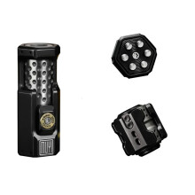 Cyberpunk Titanium EDC Fidget Toy: Push-Pull Tube Screwdriver Handle for Stress Relief - Perfect Gift for Boyfriends