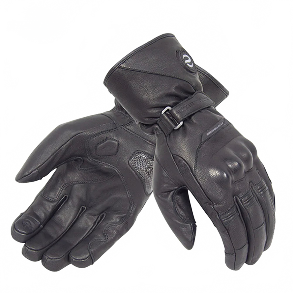 Ultimate Heated Motorcycle Gloves - Touch Screen, Waterproof, Windproof, 3-Speed Temperature Control, Plus Velvet Lining 313044064083