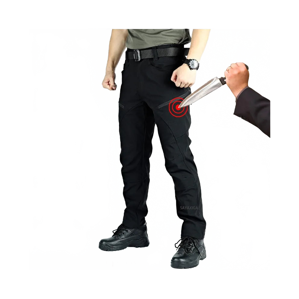 Elite Stab-Resistant Trousers For Ultimate Safety: Premium Knife-Proof Pants For Bodyguards, Police, And Self-Defense Professionals 744759166623