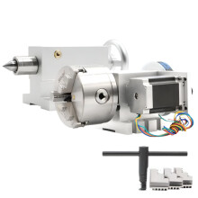 Precision 100mm CNC 4th Axis Tailstock Kit for Mini CNC Router and Engraver