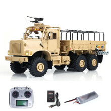 CrossRC TC6 1/12 Scale RTR Military Truck - 6WD with Light, Sound & Smoke Effects, 2-Speed Transmission, Radio-Controlled, Painted & Ready-t