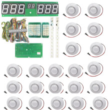 Naughty Beans Münzbetriebene Hammer - Spiel Arcade - Maschine DIY - Kit mit LED - Display und Knopf – 12 V