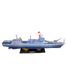 Electric RC Navy Destroyer Model - Lhasa Warship Simulation Toy