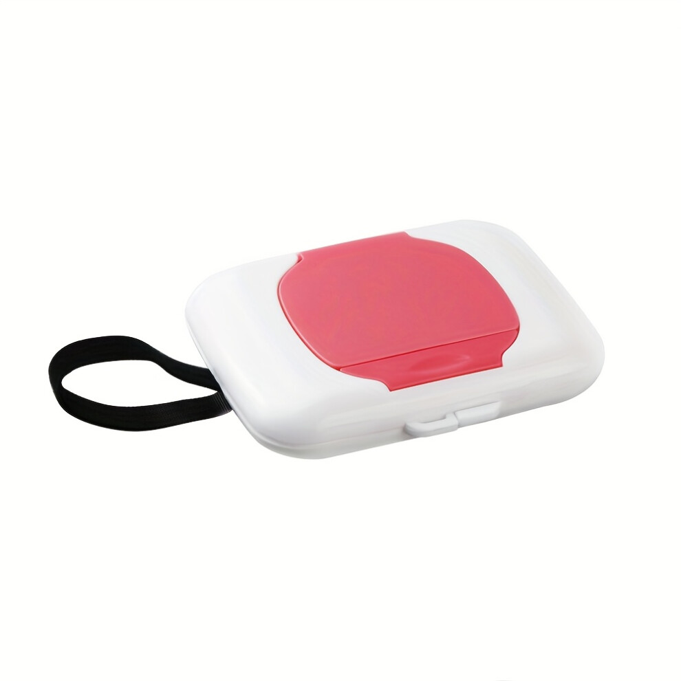 Boîte de lingettes humides portable avec cordon pour voyage, sacs à dos et sacs à main