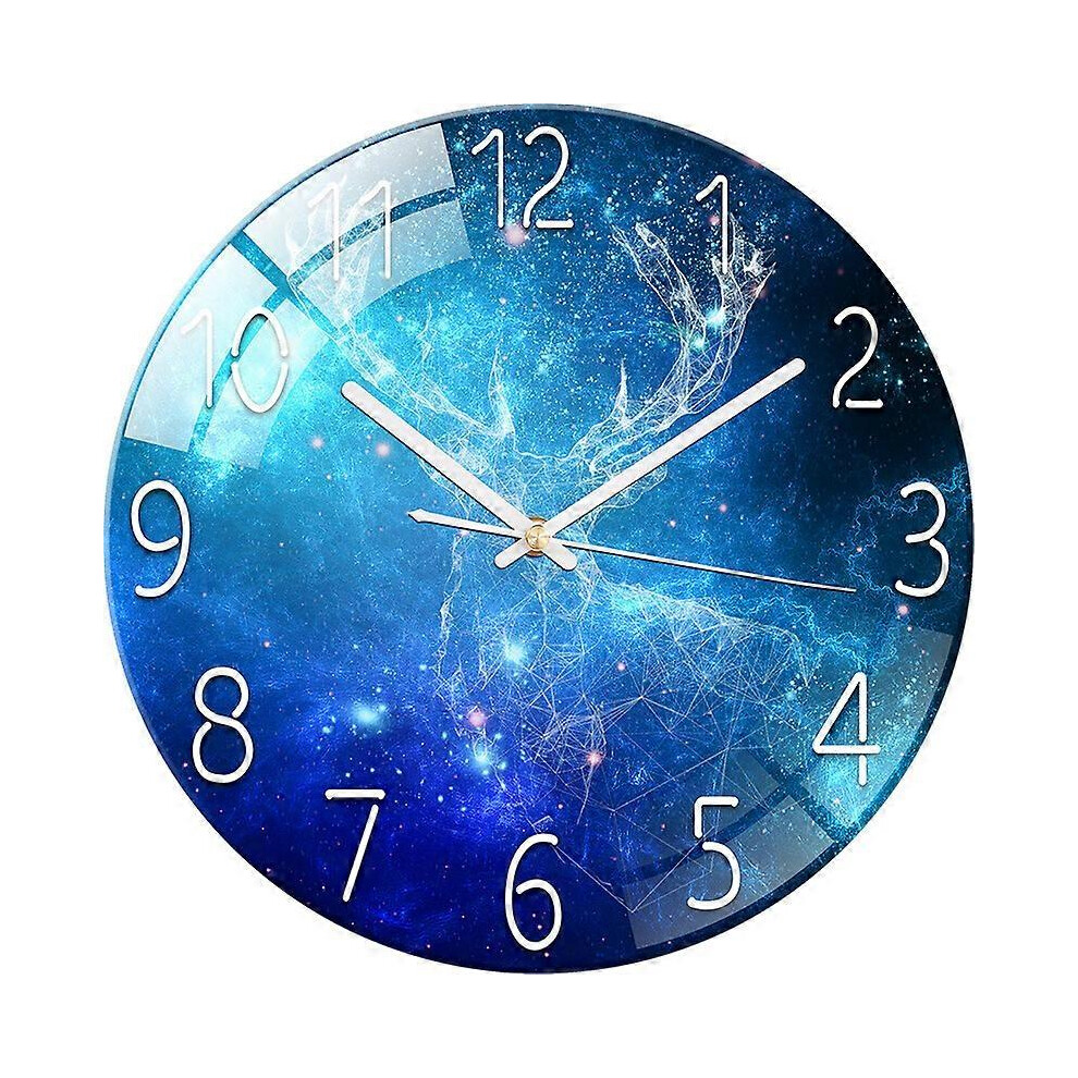 (As show, One size) (A)12 Inch Modern Wall Clock, Aesthetic Black and Gold Decor Accessories, Unusual Silent Non Ticking Aurora Clocks for Living Room/Kitchen/Bedroom/Bat