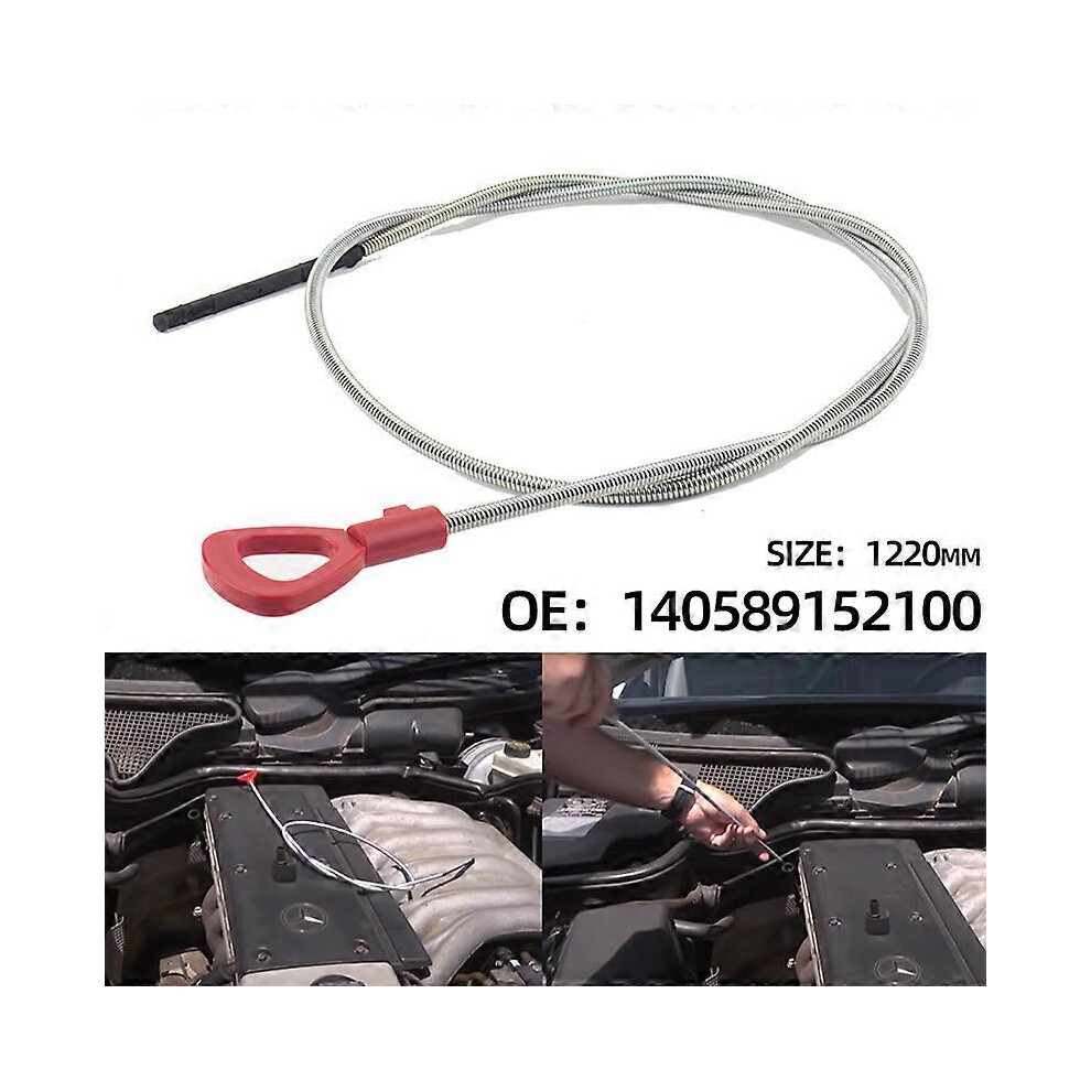 (As show, One size) Automotive Gearbox Oil Dipstick Oil Level Dipstick Fit Mercedes-Benz W140 W220 W221-image-OPC-PHQ2M8K-NEW