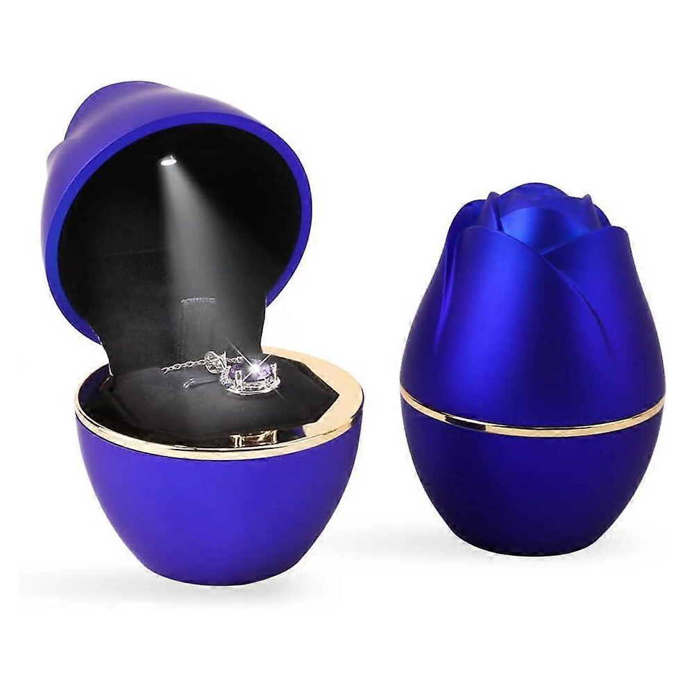 (As show, One size) Light LED Pendant Boxes Jewelry Box Pendant Box Necklace Gift Boxes Jewelry Display Organizer Case led Jewelry Gift Box
