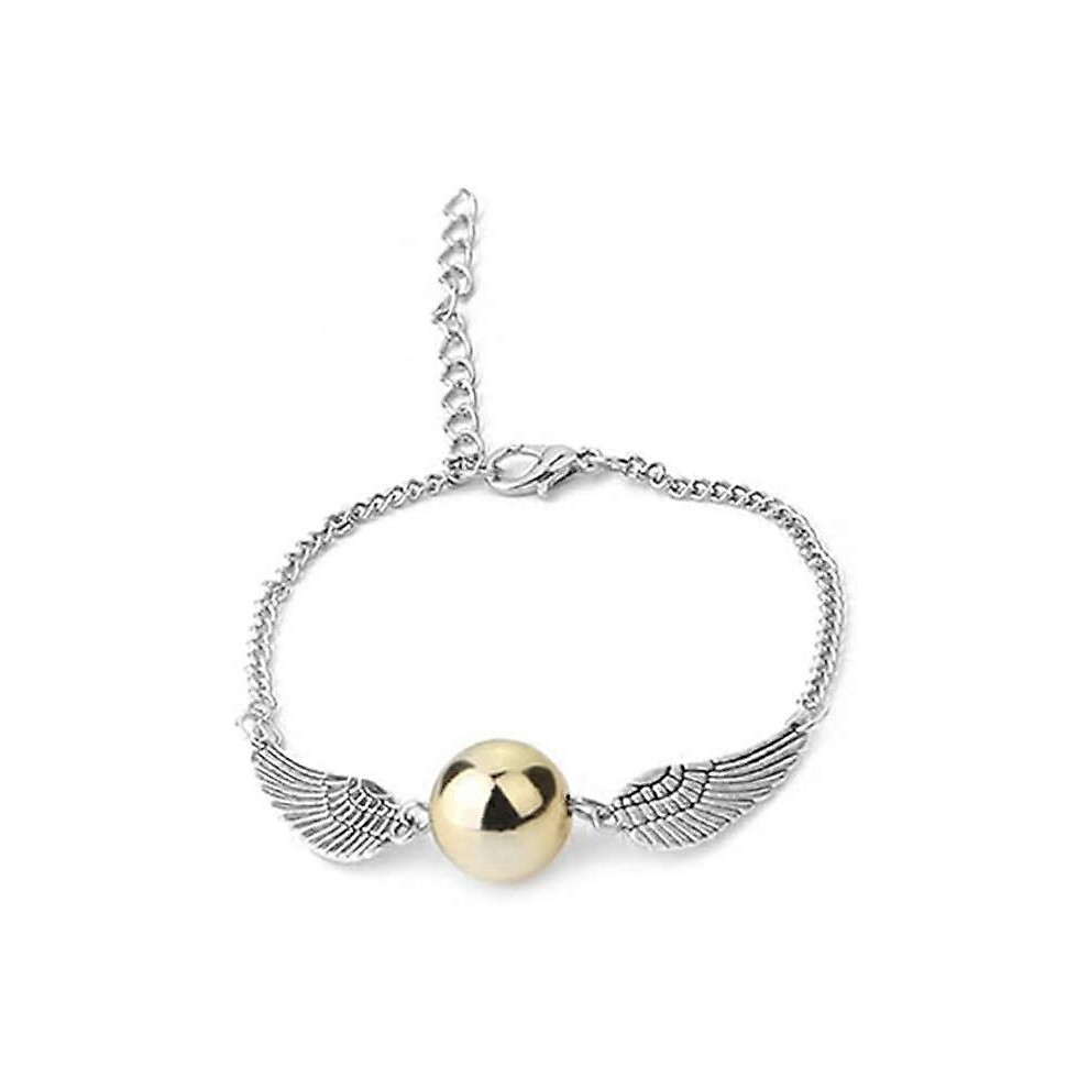 (As show, One size) 1 Harry golden snitch bracelet for Harry Fans Gift Collection or potter Decorations Magic Cosplay Harry Costume Jewelry Gift Men And Women Gift