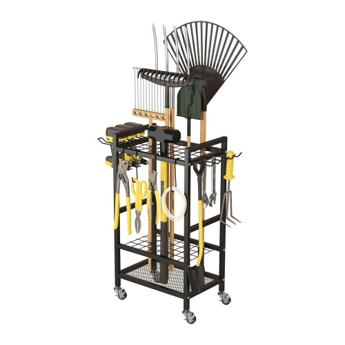 Garden Tool Organizer for Garage Storage