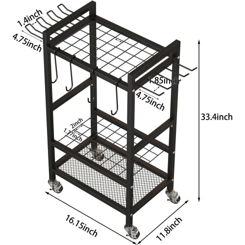 Garden Tool Organizer for Garage Storage 1
