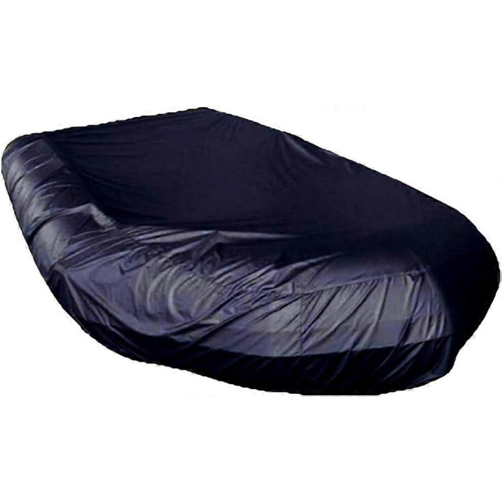 (As Show, One Size) ( 470*94*46Cm) Inflatable Boat Cover, 210D Oxford Fabric Kayak Canoe Tarpaulin Cover- Waterproof Dustproof Uv Resistant, Dura Black