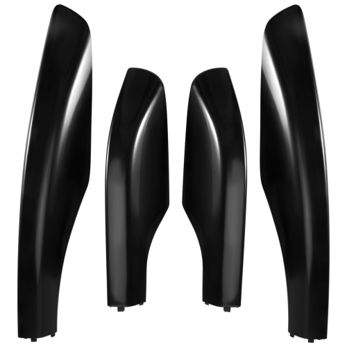 4PCS Μαύρο κάλυμμα σχάρας αποσκευών οροφής ABS για Fortuner 2004-2014 2