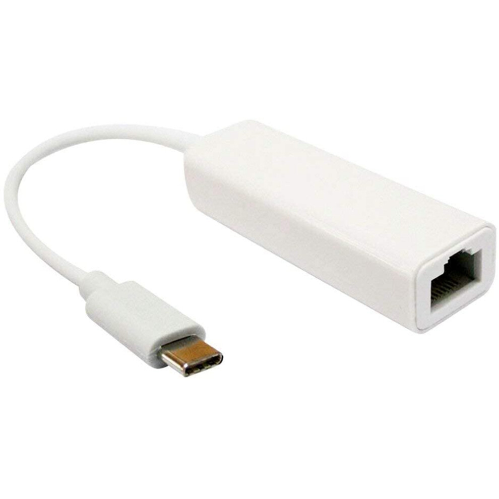 Usb-C To Ethernet Nic Type-C To Rj45 Lan Network Dongle Connector 4853719373349