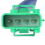 Motorcycle Oxygen Sensor O2 Sensor Air Fuel Ratio Oxygen Sensor 5