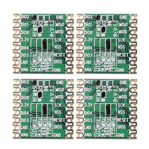 4PCS LORA SX1276 Wireless Transceiver Module FCC ROHS ETSI REACH 1