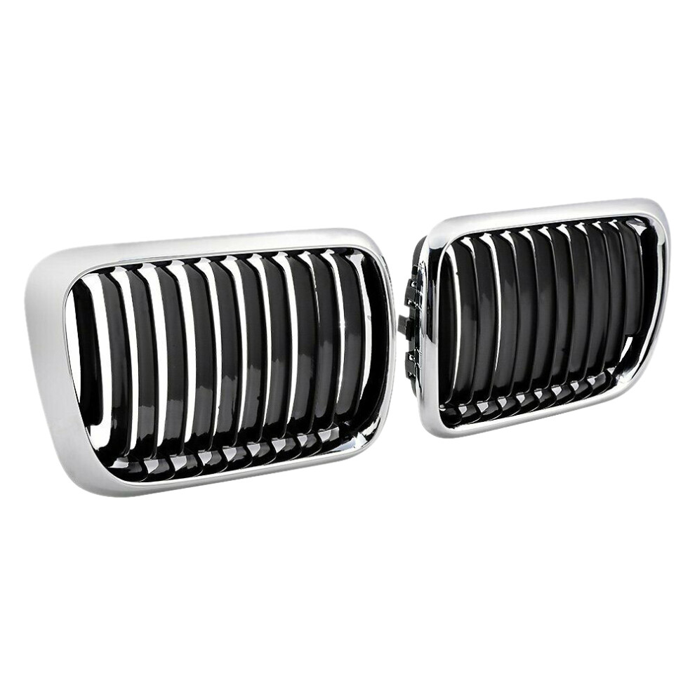 E36 Grill, Kidney Front Bumper Kidney Grille Grills For E36 Black 4851210399783