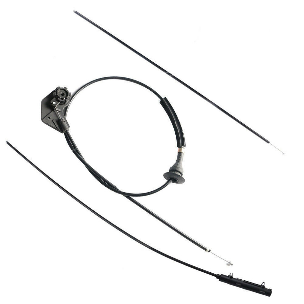 3Pcs Engine Hood Release Bowden Cable Wire For X5 E53 2000-2007 4851210303209