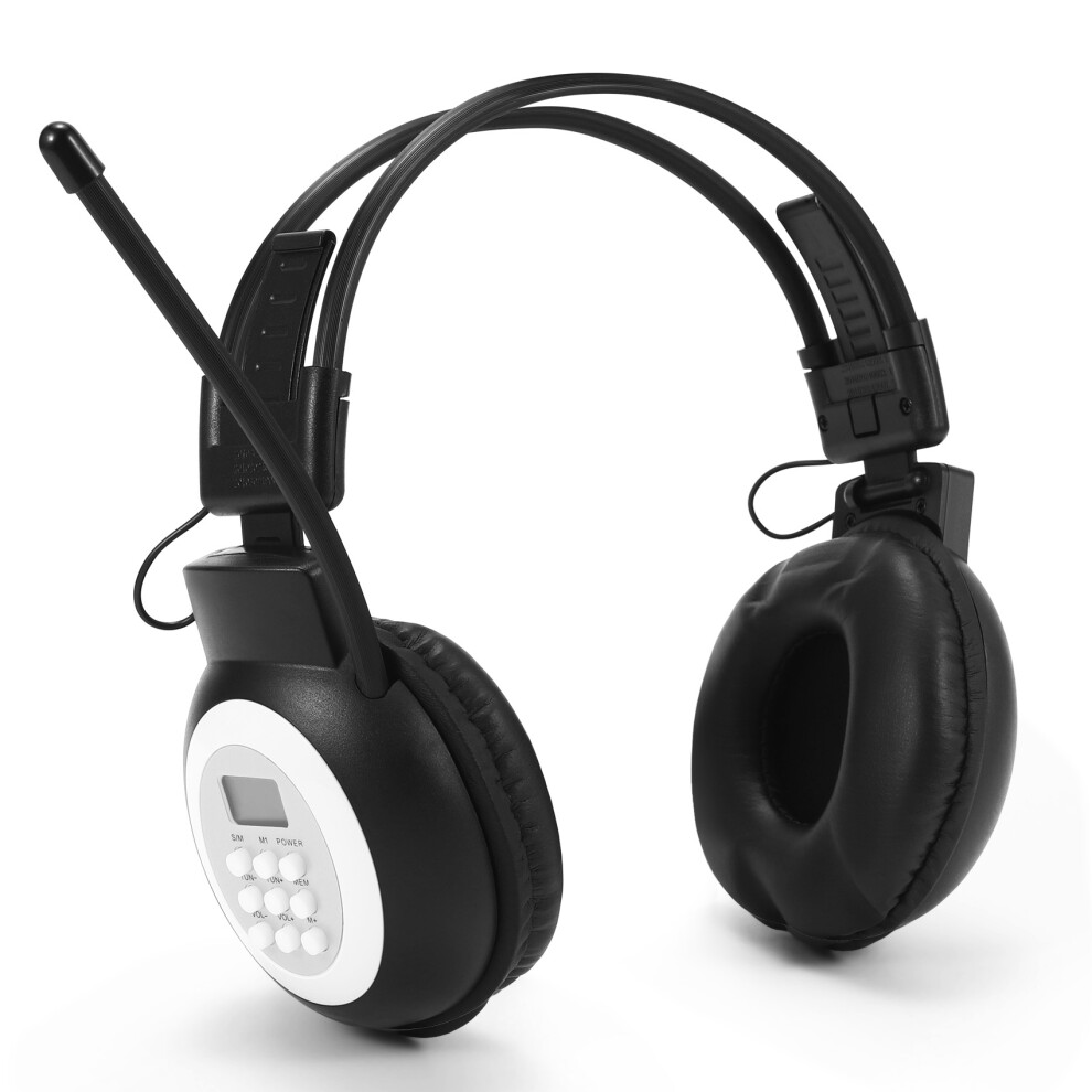 Portable Personal Fm Radio Headphones Headset With Radio Built In 4851210302196