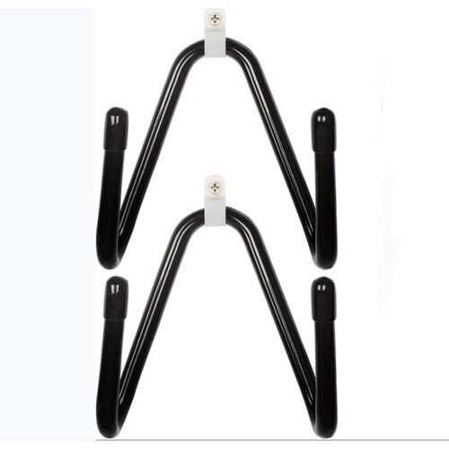 Pacote com 2 ganchos para parede de skate e suporte para longboard