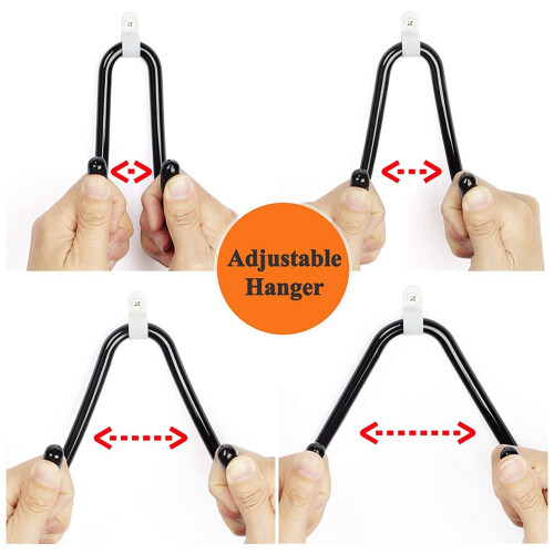 Pacote com 2 ganchos para parede de skate e suporte para longboard 1