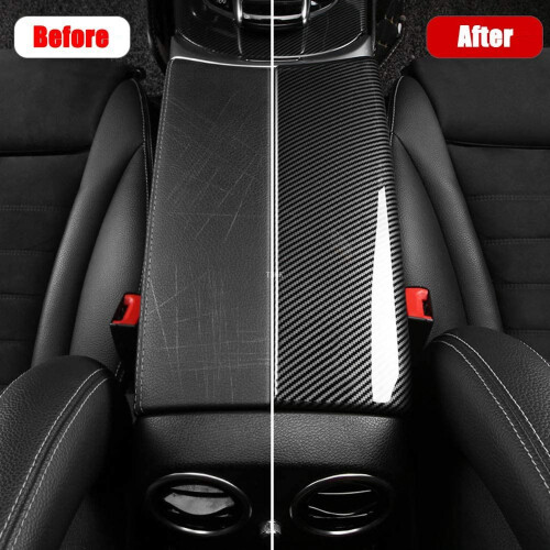 Car Carbon Fiber Armrest Box for E Class W213 2016-2019 1
