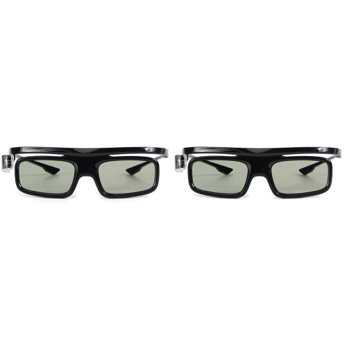 2Pcs Dlp-Link Active Shutter 3D Glass Gl1800 Rechargeable Eyewear