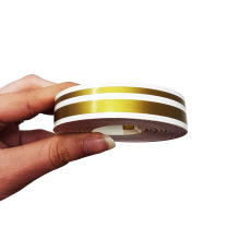 Trim Stripes Klebestreifen für Auto 2 Drähte, Gold, 11 mm x 10 Mt