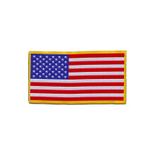 Patch Patch Klebende Flagge USA für Textilien