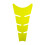 Paraserbatoio Tank Pad Sticker Flat Rhino, Gelb Fluo 1