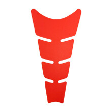 Paraserbatoio Tank Pad Aufkleber Flat Rhino, Rot Fluo