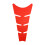 Paraserbatoio Tank Pad Aufkleber Flat Rhino, Rot Fluo 1
